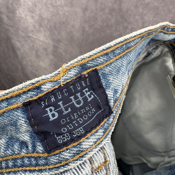 Structure Jeans Mens 30x30‎ Light Wash VTG Y2K 90s USA Straight Leg - Picture 5 of 7
